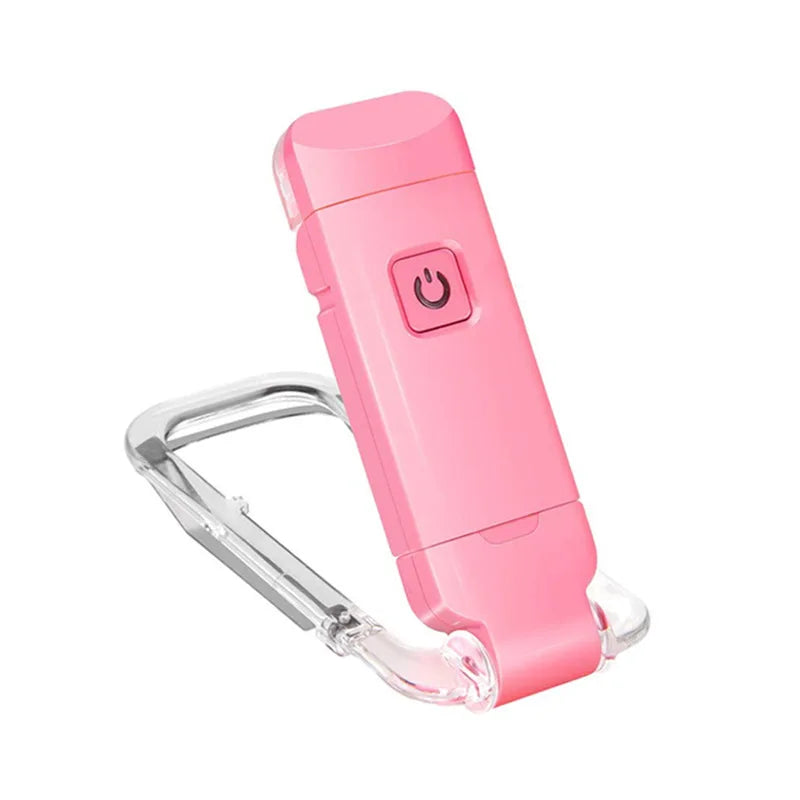 Akumulatorowa lampka do czytania nocnego USB z klipsem 200 mAh